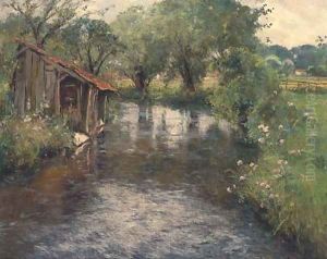 Aux bords du Lumain by Frederick Charles Vipont Ede