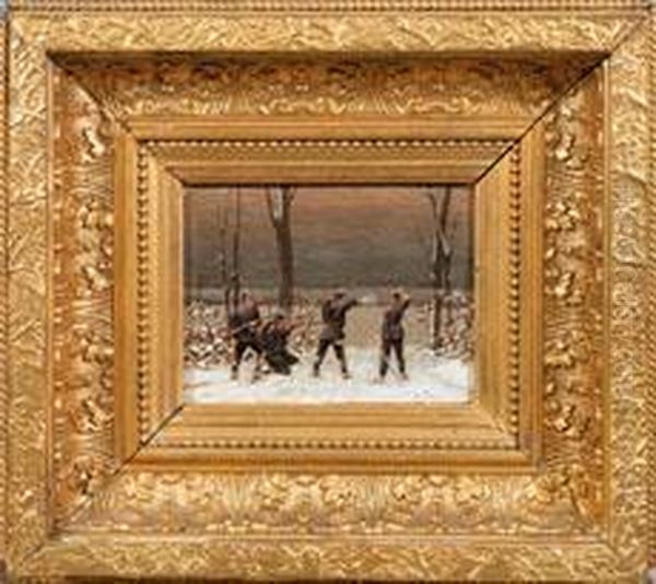 Deutsche Infanteristen In Winterlicher Landschaft - view 1