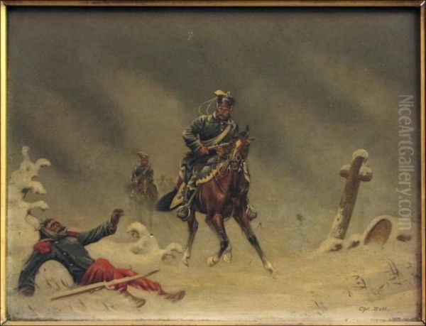 Military Figures In Snow - view 1