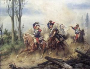 Cavalry Engagement by Christian I Sell