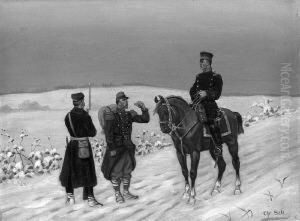 Szene Aus Dem
 Deutsch-franzosischen Krieg 1870/71.