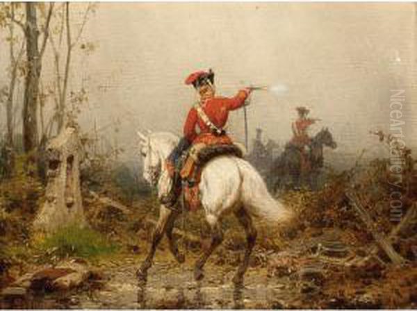 Cavalry Attacking - view 1