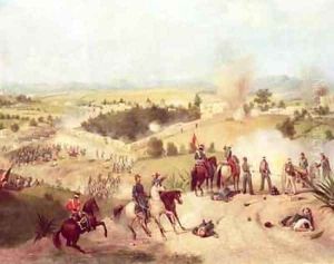The Battle of Molino del Rey by C. Escalante