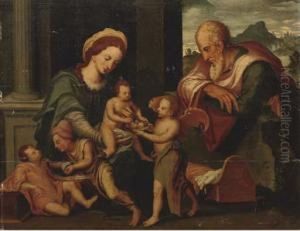 The Holy Family With Saint Simon And Saint James