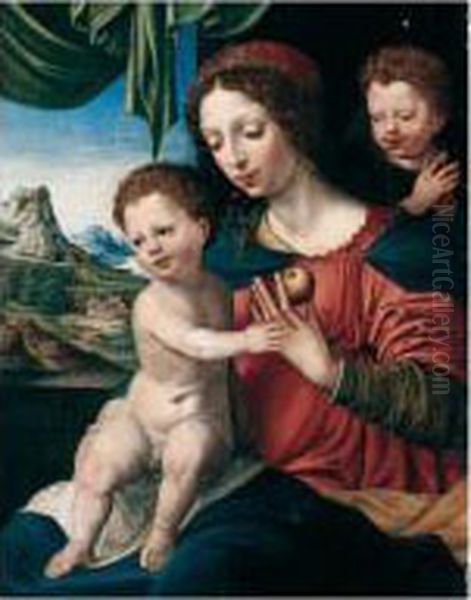 The Virgin And Child With An Angel - view 1