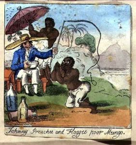 Johnny Preechee and Floggee Poor Mungo by William Elmes