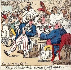 Johnny and his Fair Bride Reveling in Jollity and Festive by William Elmes