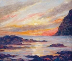 Midnattsol Ved Nordkapp 1925