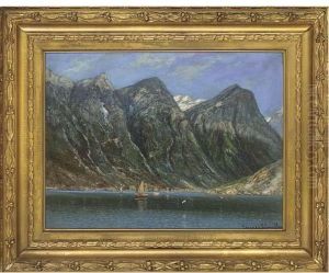 Sailing Boats In A Fjord