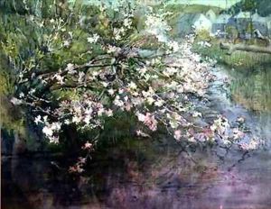 May Blossom by the River by Ethel Horsfall Ertz