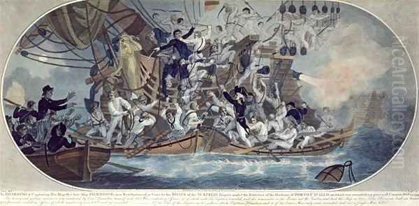 The boarding and capturing of His Majestys late ship - view 1