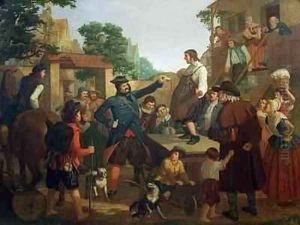 Peter Stuyvesant and the Cobbler by John Whetten Ehninger