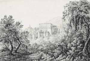 A Franciscan Monastery In Italy by Antonio Senape