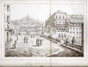 Palazzo Reale Presso Dal Sebeto by Antonio Senape