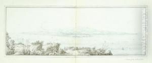 Templi Di Pesto; Messina Presa Dallacalabria by Antonio Senape