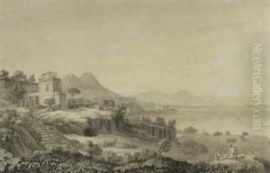 On The Bay Of Naples by Antonio Senape