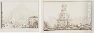 A) Piazza Di Amalfi Presa Dalla Cattedrale by Antonio Senape