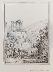 Tempio Della Sibilla, Tivoli by Antonio Senape