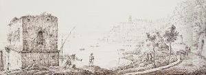 Vedute Di Pozzano, Castellammare by Antonio Senape