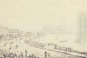 Scorcio Di Palermo Col Monte Pellegrino by Antonio Senape