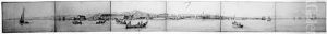 A Panoramic View Of The Bay Of Naples From The Sea by Antonio Senape
