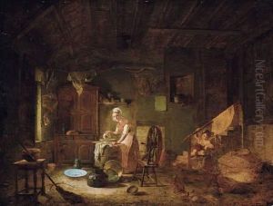 Huiselijk Tafereel by Jacques Albert Senave