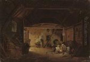 At Work In The Barn