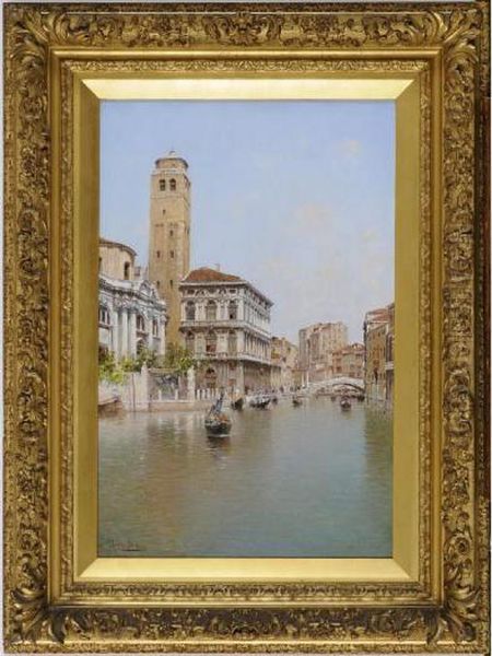 Venice: The Campanile Dei Frari, S. Geremia And Palazzo Labia - view 1