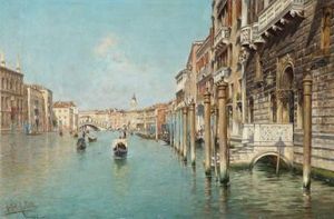 Reges Treiben Am Canal Grande