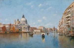 Venezia - Canale Grande Con Santa Maria Della Salute