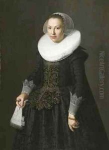 Portrait of a Lady by Nicolaes (Pickenoy) Eliasz