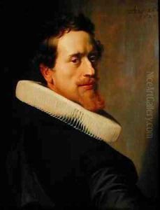 Self Portrait Aged 36 by Nicolaes (Pickenoy) Eliasz