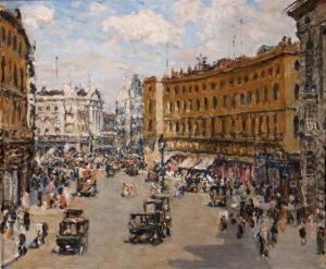 Regent Street Looking Down To Piccadilly