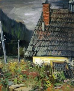 Bauernhaus Mit Vorgarten by Franz Senkinc