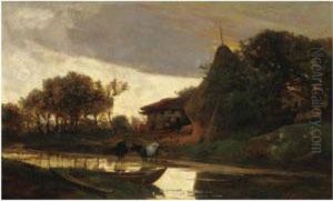Paesaggio Sul Fiume by Pietro Senno