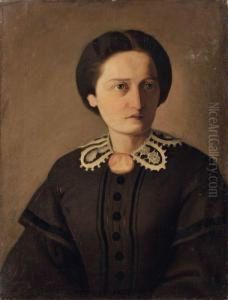 Ritratto Della Sorella Dell'artista by Raffaello Sernesi