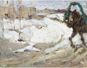 The Working Horse by Valentin Aleksandrovich Serov