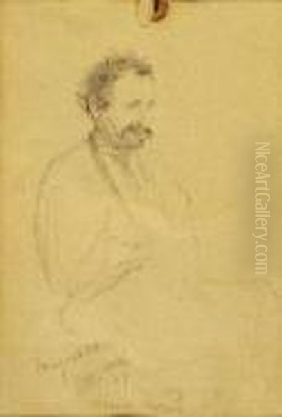 Study Of Man With Beard - view 1