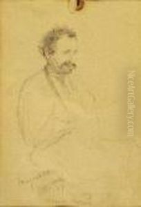 Study Of Man With Beard by Valentin Aleksandrovich Serov