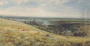 Richmond, Yorkshire by Bernard Walter Evans
