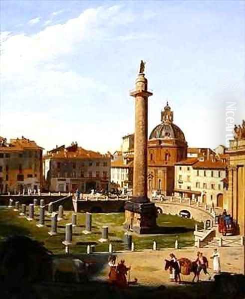 A View of Trajans Forum Rome - view 1