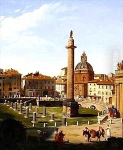 A View of Trajans Forum Rome by Sir Charles Lock Eastlake