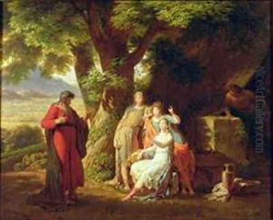 Moses and the Daughters of Jethro by Sir Charles Lock Eastlake