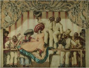 Dama Sentada Sobre Barandilla (seated Woman)