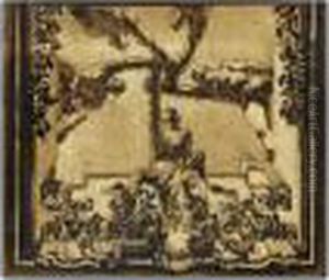 La Lecon De Salamanque by Jose Maria Sert Y Badia