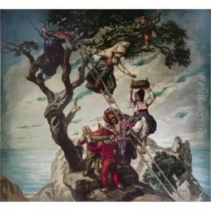 Recoleccion (the Harvest) by Jose Maria Sert Y Badia