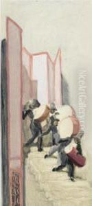 Musicos (musicians) by Jose Maria Sert Y Badia