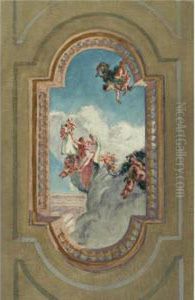 La Apoteosis Del Amor (the Apotheosis Of Love) by Jose Maria Sert Y Badia