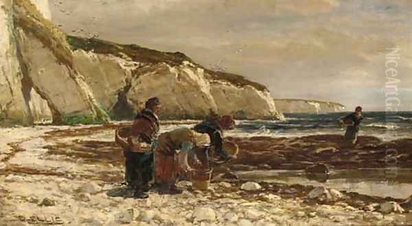 Mussel gatherers - view 1