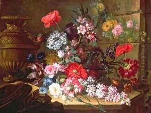Still Life with Flowers by Benito Espinos